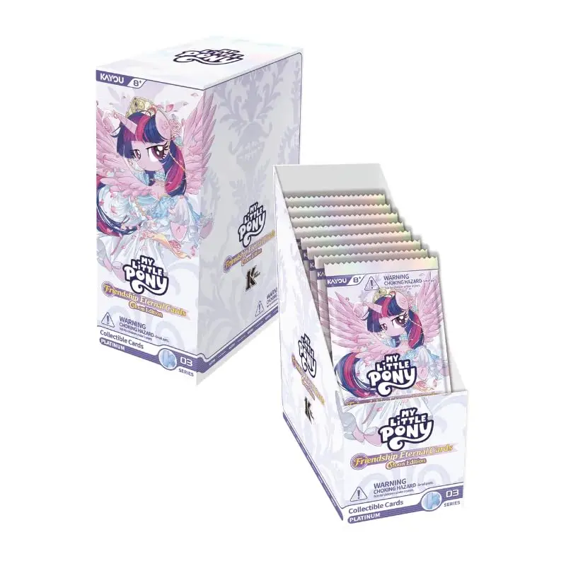 KAYOU My Little Pony Friendship Eternal Cards, Moon Edition Series 3, English, Display Box of 12 Packs with 8 Cards Each