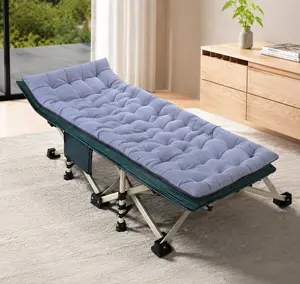 Camping Cot with Mattress Oversize Folding Cot for Adults Extra Large Sleeping Bed Heavy Duty Camping Cot Support 700 Lbs 900 Lbs with Carry Bag Mattress Sold Separately