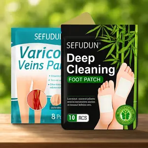Sefudun Foot Patch + Vein Patch Set, 2-Piece Leg and Foot Care Kit, Dual Care for Legs and Feet, Essential Health Accessories