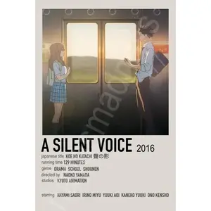 Japanese Silent Polaroid Inspired Keychain