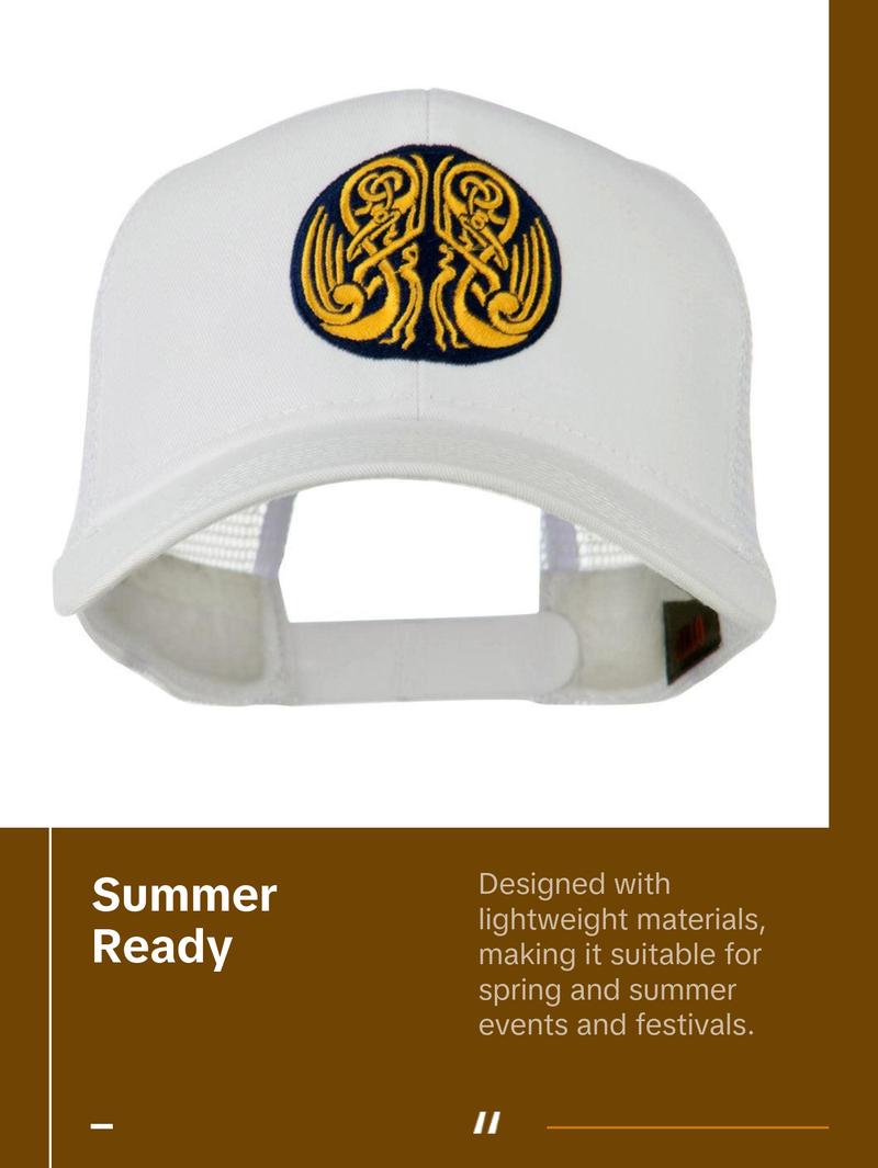 Celtic Image in Circle Embroidered Cap