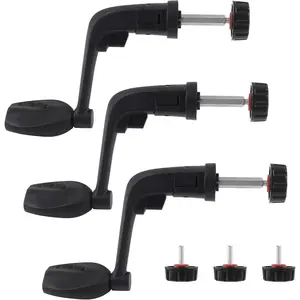 3 PCS Plastic Power Handle Spinning Fishing Reel Handle Crank Rock Arm Rotary Knob Repair Replacement Parts for Fishing