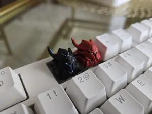 Handmade Artisan Igris Anime Keycap | Hand Painted, Cute Keycap Designs, Cherry MX | Cherry MX Compatible | Collector Keyboard Keycap
