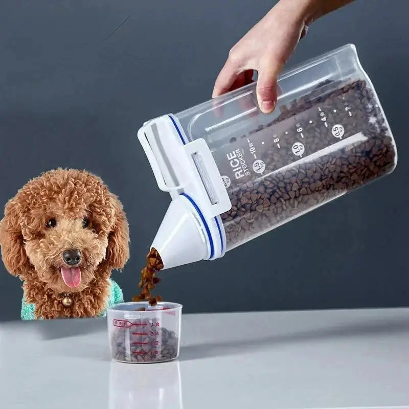 Airtight Pet Food Storage Container – Large-Capacity Kibble Bin