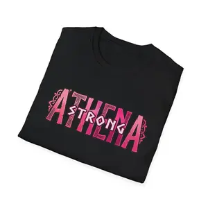 Athena Strong T-shirt, Global Support for Athena Strand, Pink Out For Athena Shirt, Full Sizes, Full Colors, For Men, For Women