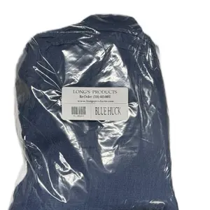 Blue Huck 2lb Bag (dozen) of Kitchen Glass Cleaning Cotton Cloth - 100% Premium Cotton, Durable Huck Weave, Absorbent for Cleaning Glass Surfaces - Yarn