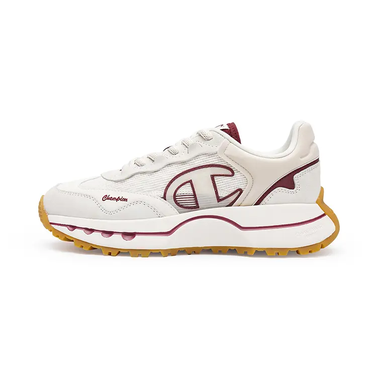 Champion LuxRunner 1 Retro Low-Top Running Shoes for Men with C-Logo and Color-Block Design, Comfortable and Slip-Resistant for Casual, Sports, and Daily Commute Trending Shoes, House White Official Shoes to Get / Maison Mihara Outdoor Sneakers