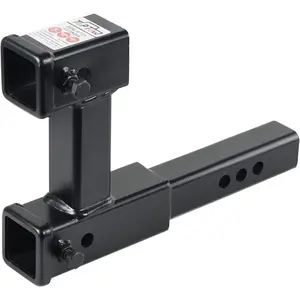 64131 Dual Hitch Extension, 2 inch Towing Receivers, Extends Adjustable Length, 4,000lbs