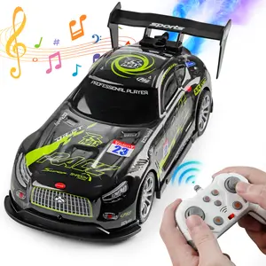 1:16 Alloy Drift RC Car - 4WD Remote Control Drift Car with Flashing LED Lights, Precision Drift Tires, and Steam Nitrous for High-Performance Drift Action