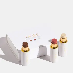 Ogee Contour Collections - Three-Step Organic Glow Routine - Blush, Bronzer & Highlight - Certified Organic Cruelty-Free All Natural Ogee Contour Collections - Three-Step Organic Glow Routine - Blush, Bronzer & Highlight - Certified Organic Cruelty-Free All Natural