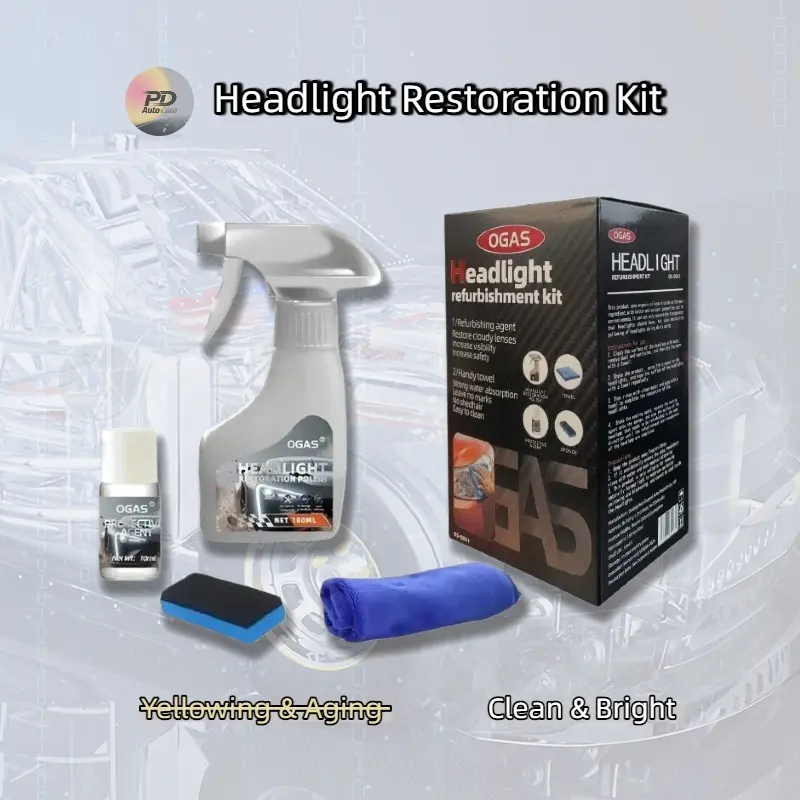 Restoration Kit – Guaranteed To Last As Long As You Own Your Vehicle – Brings Headlights Back to Like New Condition - No Power Tools Required Automotive