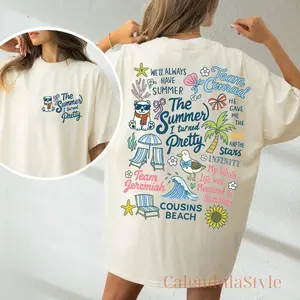 Summer T-Shirt I Turned Pretty, Team Conrad, Team Jeremiah, Cousins Beach, Conrad Fisher T-Shirt, TSITP Movie, Summer Beach Tee I