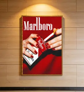 Vintage Marlboro cigarettes, western cigarettes poster,Canvas poster, no frame, gift for others, home decoration.Buy 2 Get 1 Free