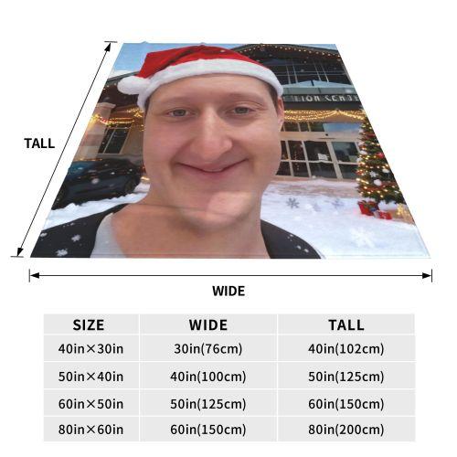 Daniel Larson selfie Throw Blanket Polar blanket Extra Large Throw Blanket sofa Furry Blanket blankets for beds  throw blanketFather's Day, Thanksgiving, Christmas Children's Day, holiday gifts for children and family darkiphone game virgin mary worm