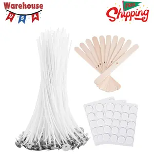 Bulk 6-Inch Candle Wicks - 100 Pcs