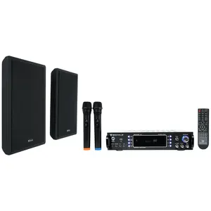 RPA70WBT V2 Receiver + RockSlim Black 5.25" Speakers 2-Pack Bundle