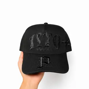 Tito Double P x Cash Only Black Snapback Hat – Premium Streetwear Baseball Cap for Men & Women, Adjustable Trucker Cap, Embroidered Graphic
