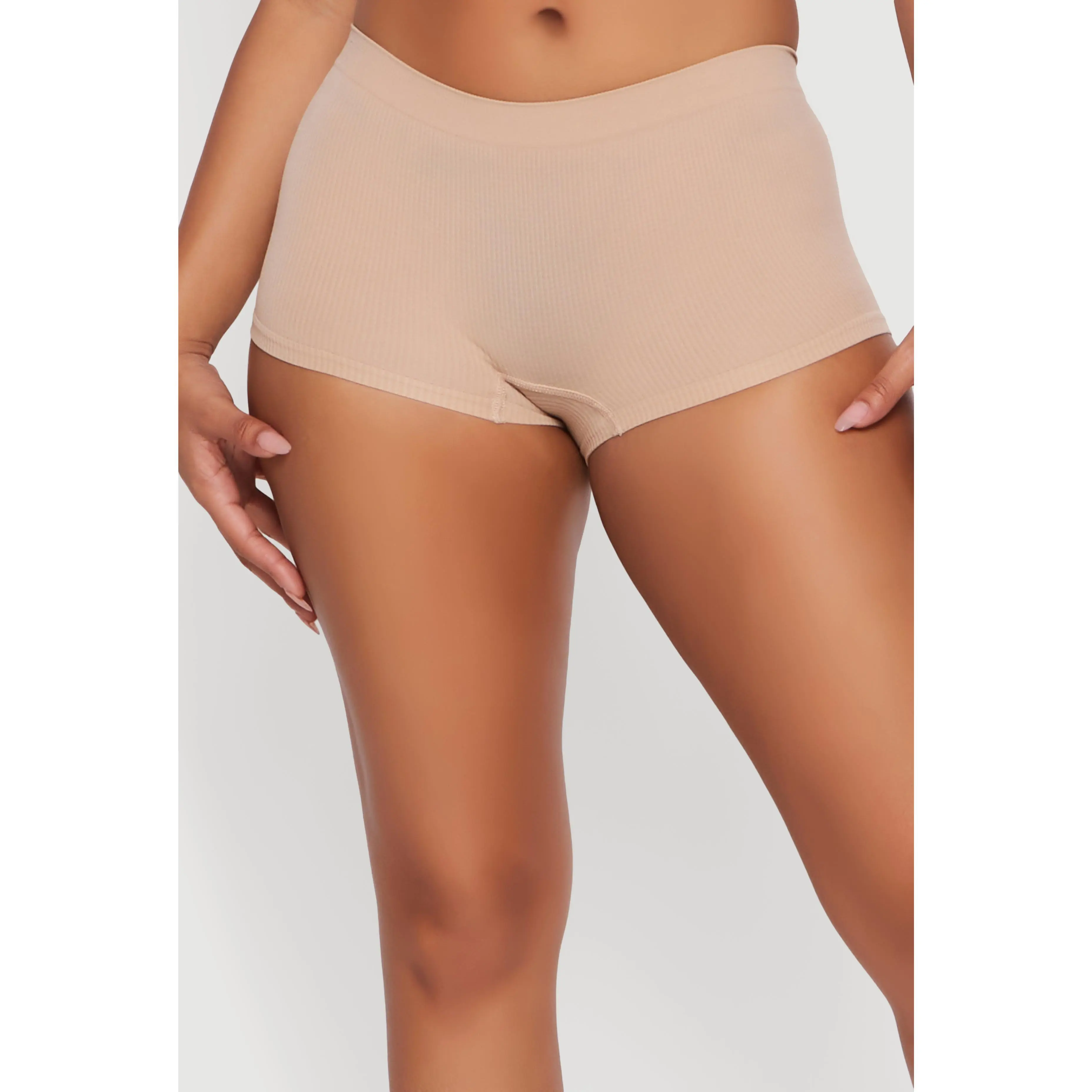 Cheeky Rib Knit Boyshort Panty