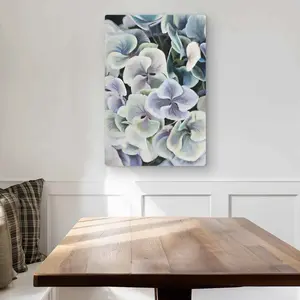 Begin Home Decor C1MP20300I03L9 20 x 30 in. Colorful Hydrangea Flowers Wall Art - Rustic Living Room Metal Print