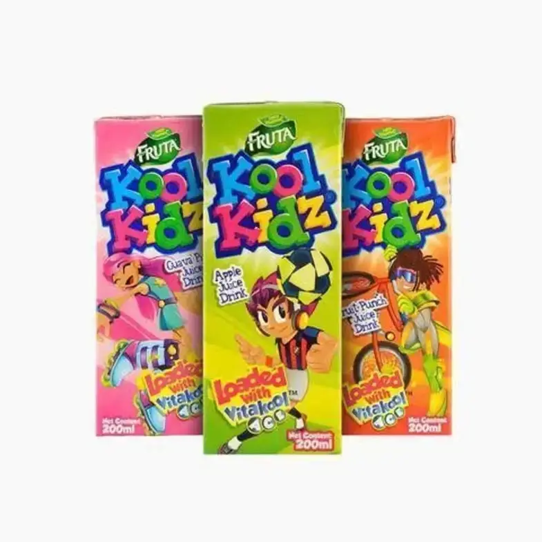 Kool Kidz Fruta Mixed Flavors Loaded with Vitakoi 200ml Drinks Variety Pack
