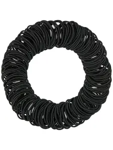 100 Pcs Hair Ties Set, 4cm Bright Color Value Pack, No Metal Ponytail Holder, Suitable for All Hair Types, Women & Men, Casual Style, Scrunchie, Elastic hair accessory, Scrunchies, Hair Ties No Damage