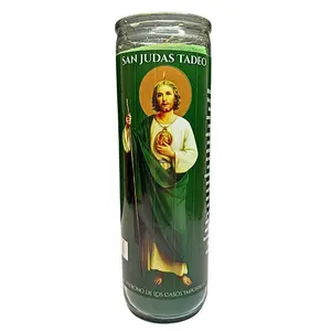 Romesen Veladora Preparada de San Judas Tadeo, 7-Dias, Saint Jude Fixed Prayer 7-Day Candle