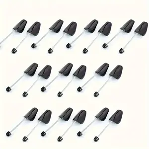 12pcs Adjustable Plastic Shoe Support, Spring Shoe Tree Boot Support, Men's Black Shoe Support, Shoe Accessories Footwear Comfort