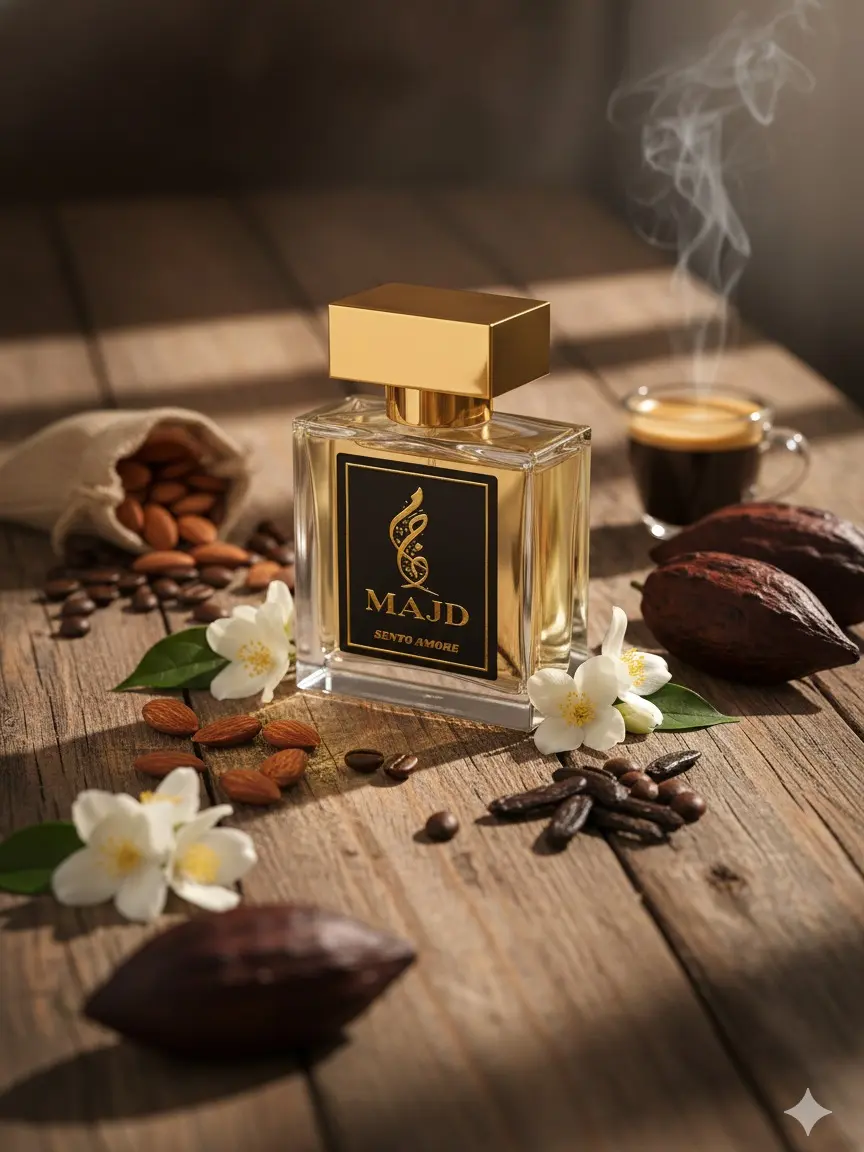 MAJD PERFUMERY Sento Amore Good Girl Inspired Perfume | Sweet Gourmand Vanilla Floral Evening Fragrance