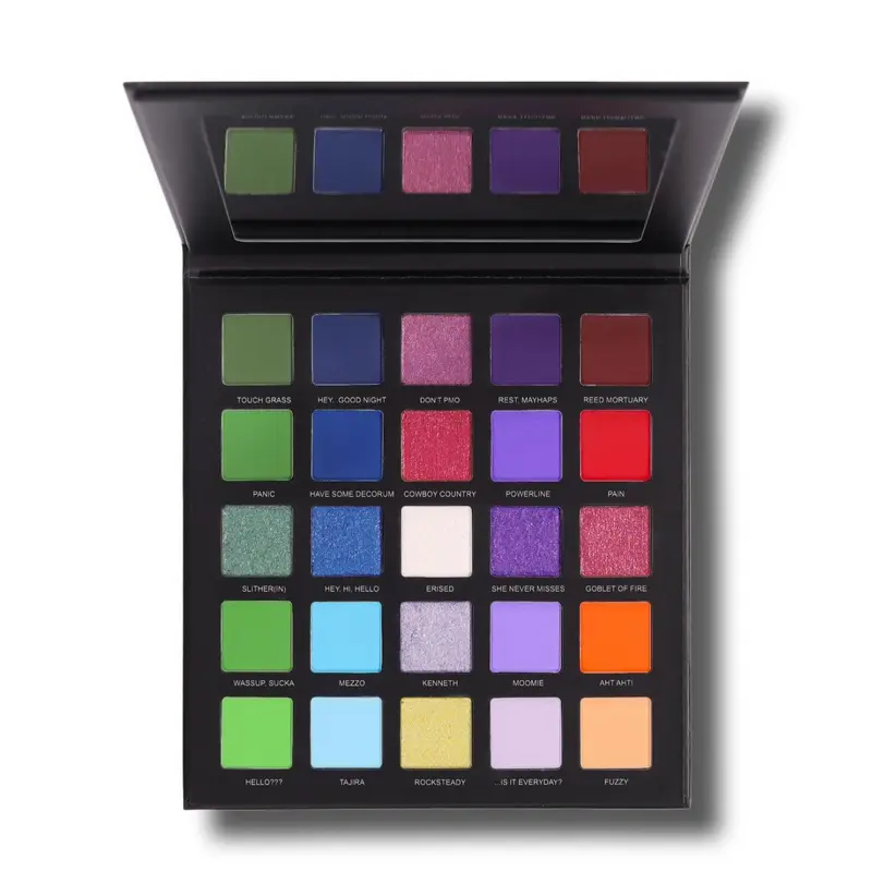 Little Miss - 25 Shade Eye And Face Palette - Vibrant Eyeshadow Shades - Easy To Blend Formula - Beginner Friendly Makeup