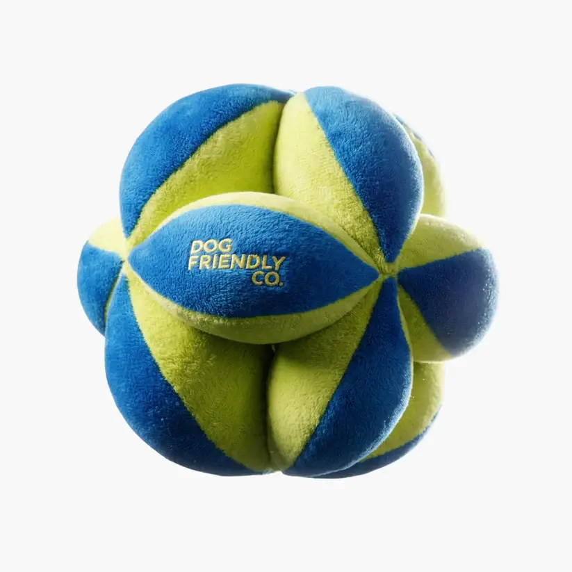 Geo Ball - Interactive Treat-Dispensing Dog Toy for Light Chewers - Dog Friendly CO