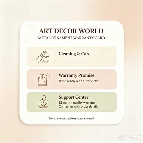 Metal Decor Sign - Desk Sign, Desktop Home Office Decoration, Hanging Plaque with After-Sale Instructions Manual, Decor Signs, Desk Signs