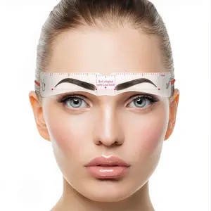 Cross-Border Hot-Selling Head-Mounted English Eyebrow Card Silicone Integrated Eyebrow Card Set for Salon-Worblack friday dealsthy Brows Effortlessly