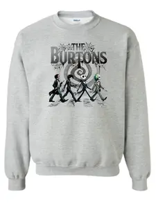 Meet The Burtons Sweatshirt / Burtons Fab Four / Halloween Burtons Sweatshirt