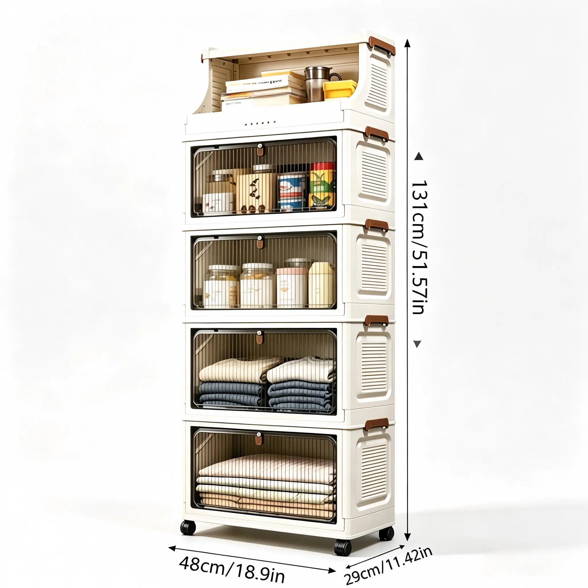 4-Tier Storage + 1 Shelf