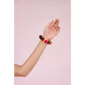 Pompom Bracelet/Hair Scrunchie