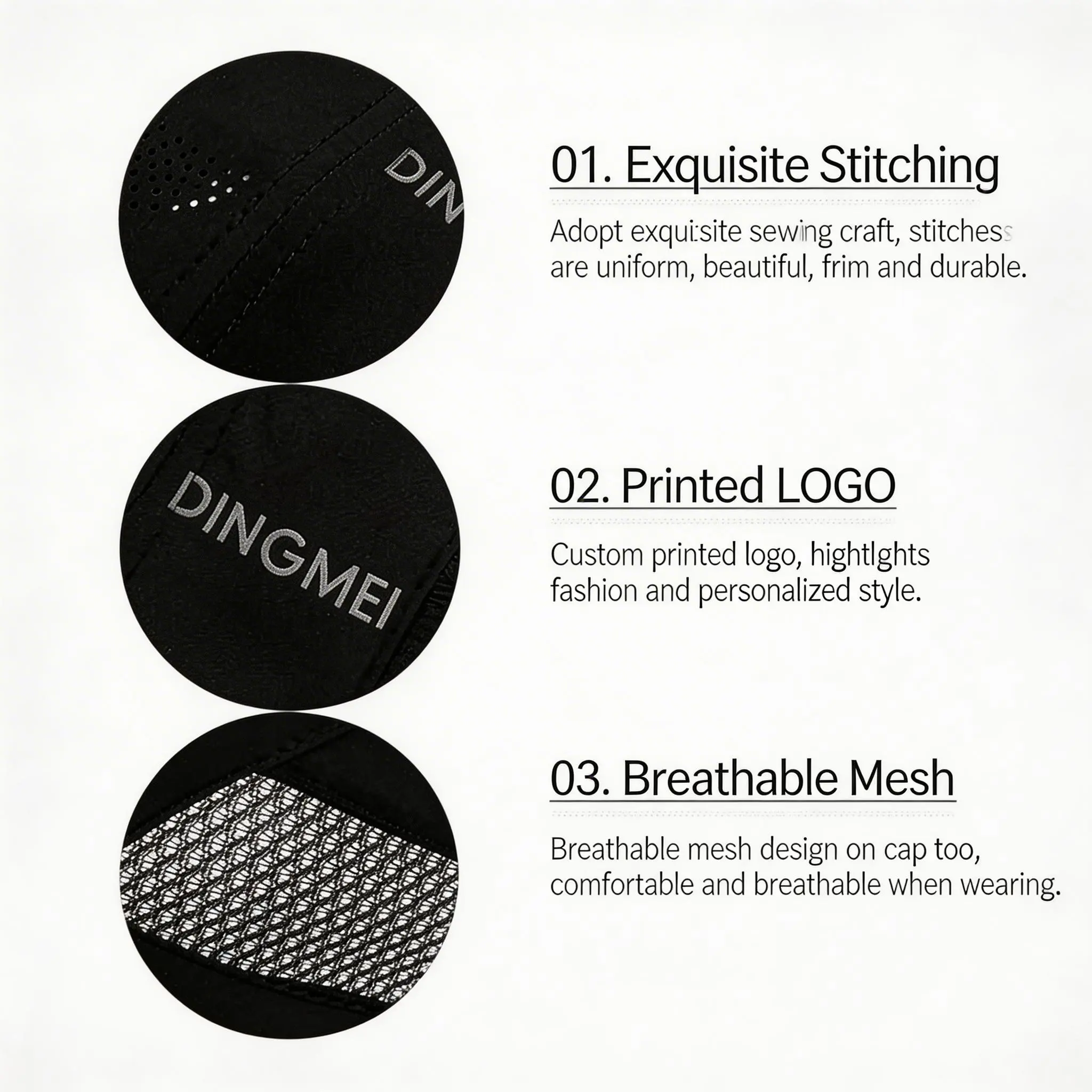 2-Pack Men's Lightweight Quick-Dry Mesh Baseball Cap, UV Protection Sun Hat with Adjustable Strap, Breathable Visor Hat for Running, Fishing, Hiking & Cycling 2-Pack Men's Lightweight Quick-Dry Mesh Baseball Cap, UV Protection Sun Hat with Adjustable Strap, Breathable Visor Hat for Running, Fishing, Hiking & Cycling