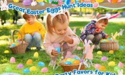 24 Pack Prefilled Easter Eggs with Squishy Toys & Pop Keychains, Kids Easter Basket Stuffers, Easter Egg Hunt Fillers, Party Favors Bulk for Boys & Girls, Easter Gifts