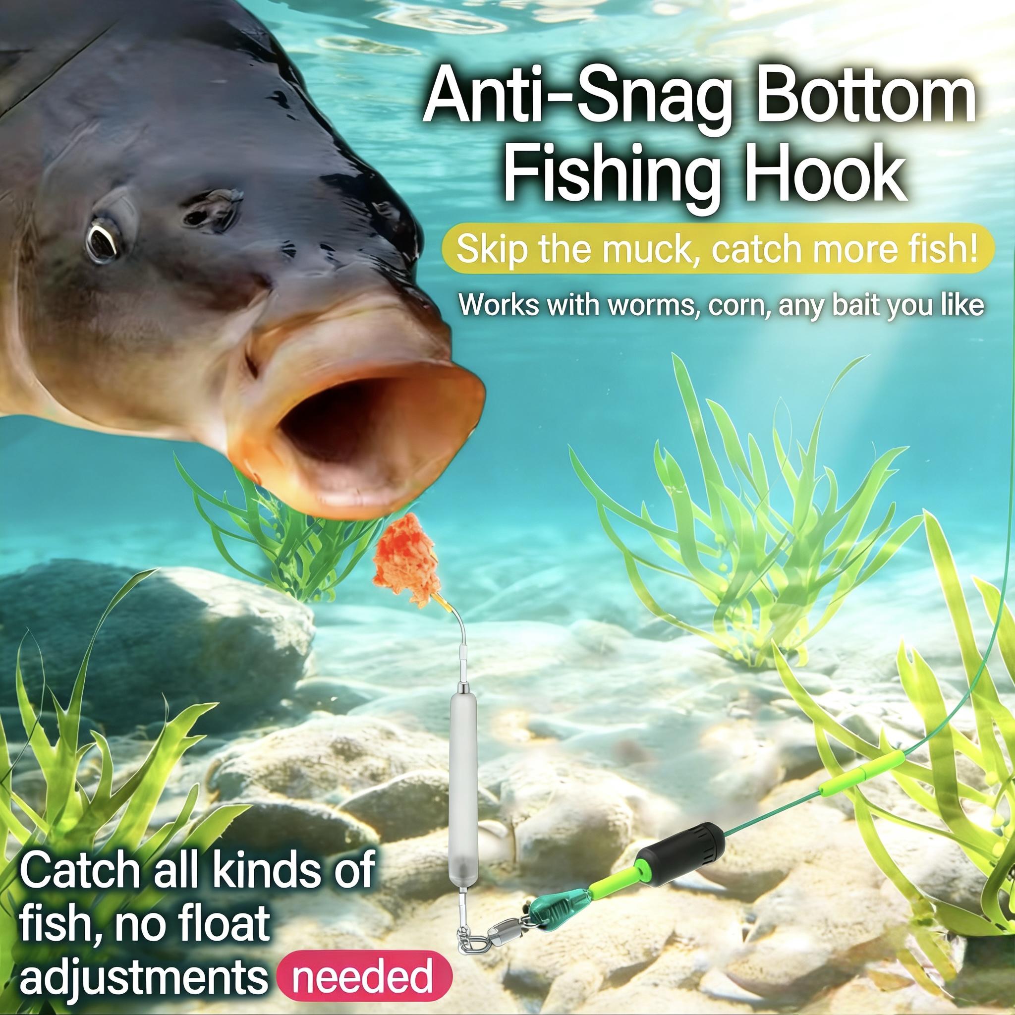 Pre-Tied Off-Bottom Carp Rig | No Float Adjustment | Iseama Gold Sode Hooks | Anti-Snag Weed & Mud Proof for Bass Trout