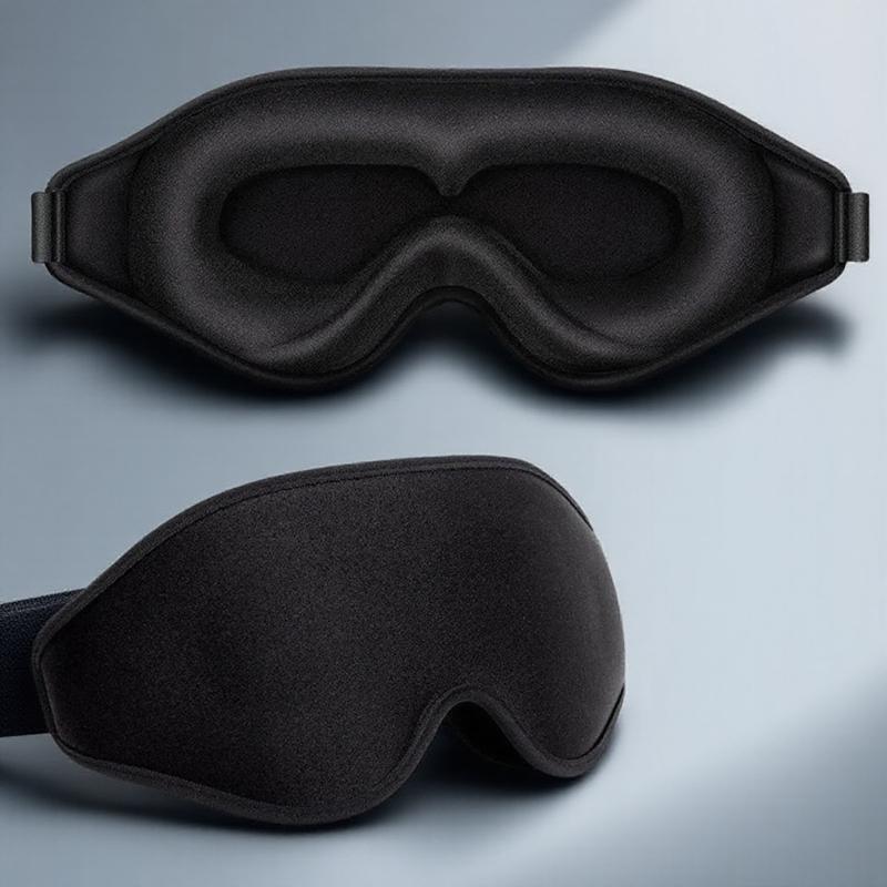 3D Full Blackout Sleep Mask, Adjustable Magic Tape, Zero Pressure Nasal ...