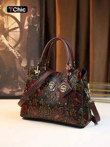 women's elegant floral embossed handbag, pu leather satchel, vintage style zipper crossbody everyday bags, trendy all-match bag for daily use, unique bags for women, stylish crossbody bag