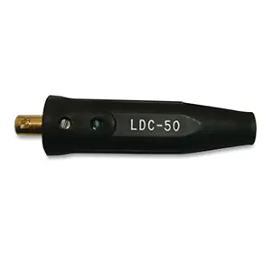 LDC-50 DINSE Male Cable Connector, 4 to 1/0 Cable Cap