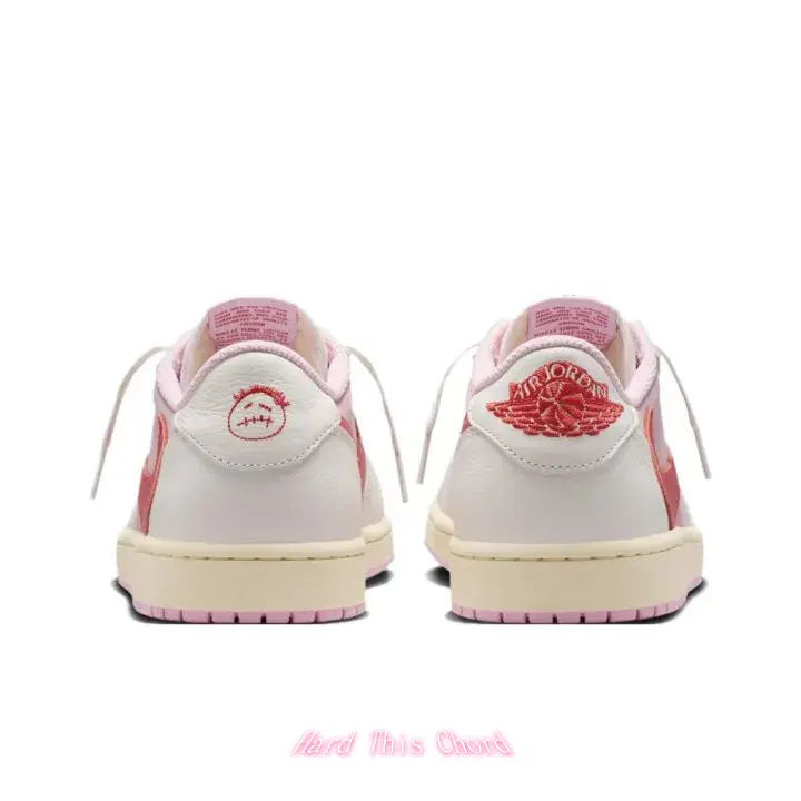 Pastel Low Top Retro Casual Sneakers Off White Light Pink Dual Tone Patchwork Smooth Full Grain Leather Upper For Soft Girl Aesthetic Streetwear & Daily Dating Outfits