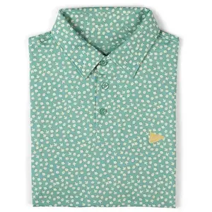 The Green Magnolias Polo, Men's Short Sleeve Performance Polo,Gifs For Him And Her,Polo Golf 3D