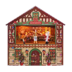 Mr. Christmas 16" Musical Santa's Workshop Advent Calendar