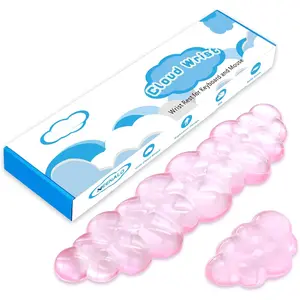Gel Cloud Wrist Rest Keyboard, Cute Wrist Rest for Computer Keyboard,  Keyboard Wrist Rest and Soft  Wrist Rest for Typing , Suitable for Office, , Computer, Gaming,