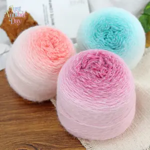 DIY Hand Knitting Gradient Wool Yarn Set, Crochet Thread, Ideal for Scarf and Hat, Suitable for All Seasons
