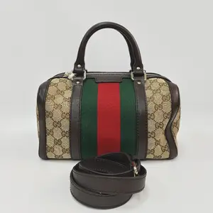 Pre-owned GUCCI canvas Shoulder Bags Small GG Web Joy Boston Bag XP02054 【BF 12Z】