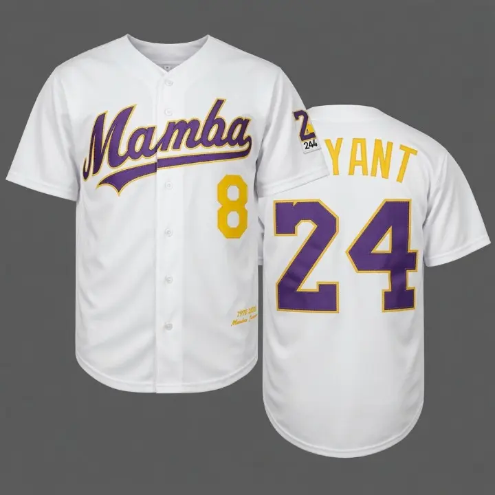Loose Fit Vintage Baseball Print Jersey - Retro #24 Athletic Sportswear - Classic Game Day Fan Shirt
