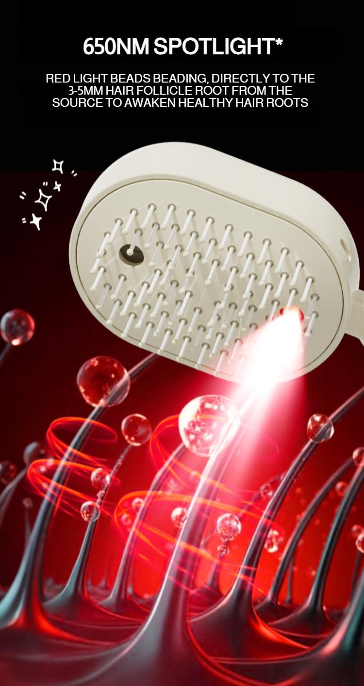 Unisex Atomizing Airbag Massage Comb - Anti-Frizz, Anti-Static Spray Comb with Antioxidants for Smooth Hair (Haircare & Styling Tool)