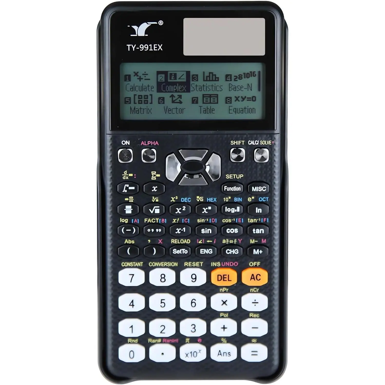 -991EX Scientific Calculator,552 Functions 4-Lines Display Multi-Function Solar&  Power  Small Math Rechargeable Calculator for Students/Exams/Engineering/Scientific